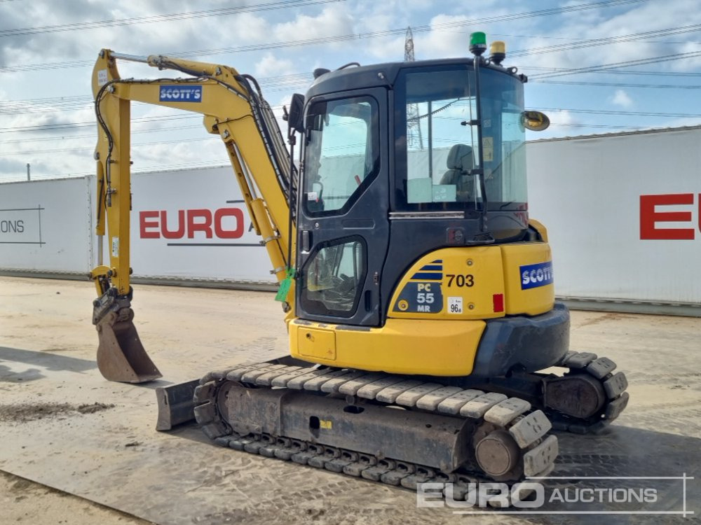 2017 Komatsu PC55MR-3 - Minibagger: das Bild 3 2017 Komatsu PC55MR-3 - Minibagger: das Bild 3