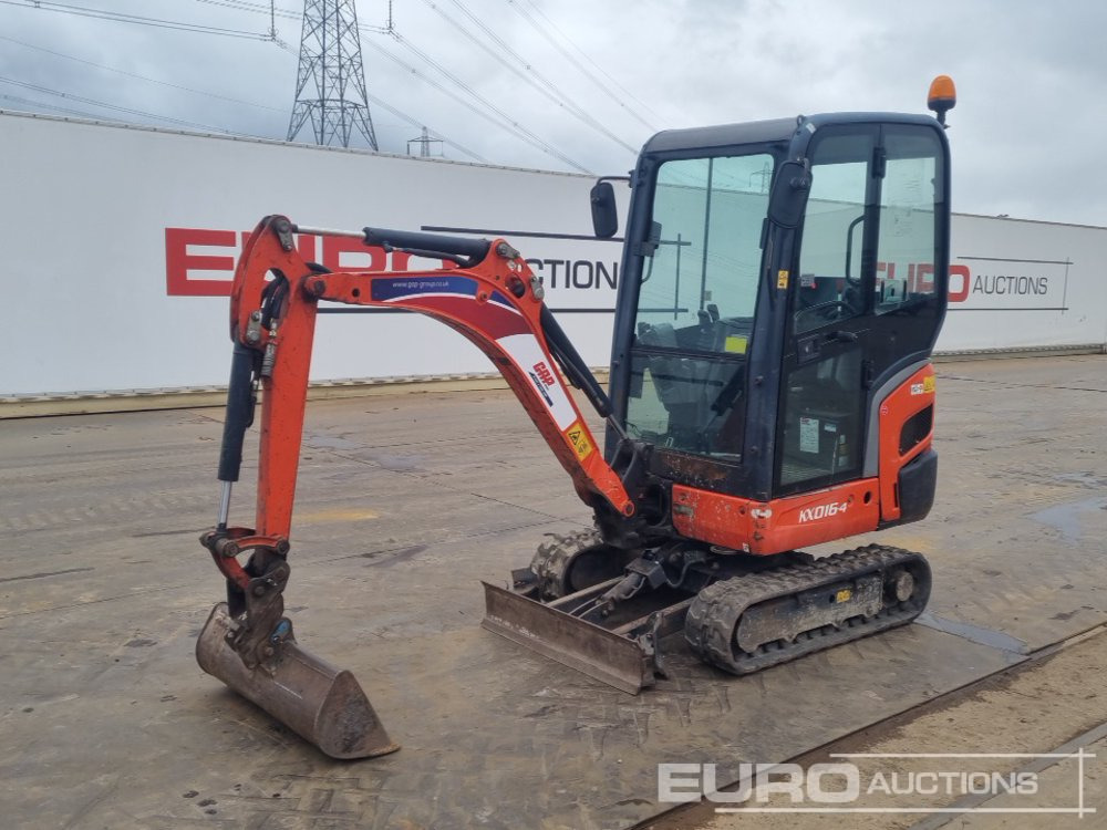 2017 Kubota KX016-4 - Minibagger: das Bild 1 2017 Kubota KX016-4 - Minibagger: das Bild 1