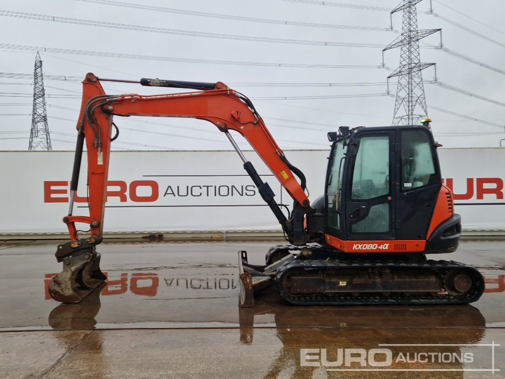 2017 Kubota KX080-4A - Minibagger: das Bild 2 2017 Kubota KX080-4A - Minibagger: das Bild 2