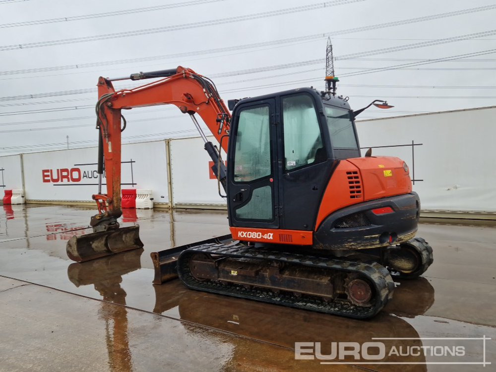 2017 Kubota KX080-4A - Minibagger: das Bild 3 2017 Kubota KX080-4A - Minibagger: das Bild 3