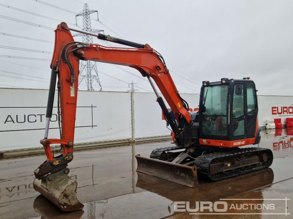 2017 Kubota KX080-4A - Minibagger: das Bild 1 2017 Kubota KX080-4A - Minibagger: das Bild 1