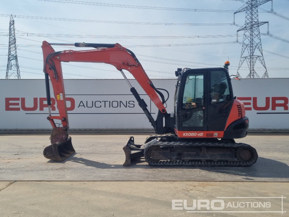 2018 Kubota KX080-4A - Minibagger: das Bild 2 2018 Kubota KX080-4A - Minibagger: das Bild 2