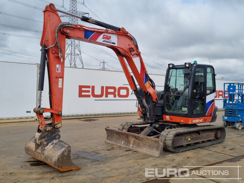2018 Kubota KX080-4A - Minibagger: das Bild 1 2018 Kubota KX080-4A - Minibagger: das Bild 1