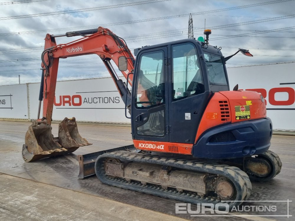 2018 Kubota KX080-4A - Minibagger: das Bild 3 2018 Kubota KX080-4A - Minibagger: das Bild 3