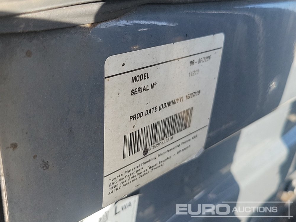 Gabelstapler 2019 Toyota 06-8FD20F: das Bild 41