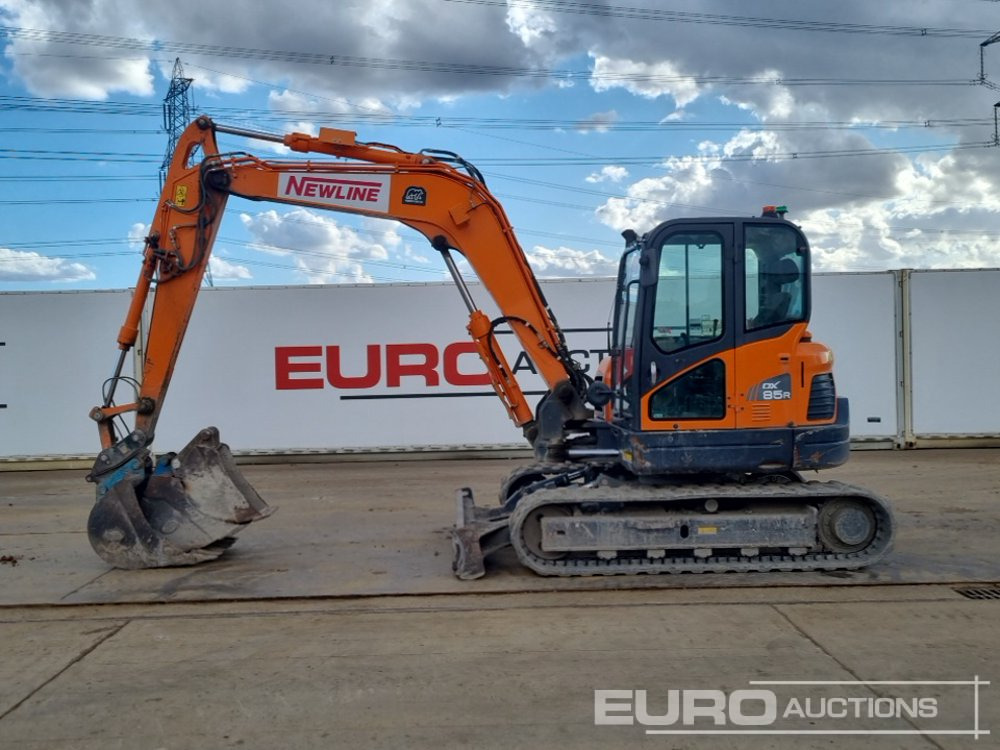 2021 Doosan DX85R-3 - Minibagger: das Bild 2 2021 Doosan DX85R-3 - Minibagger: das Bild 2
