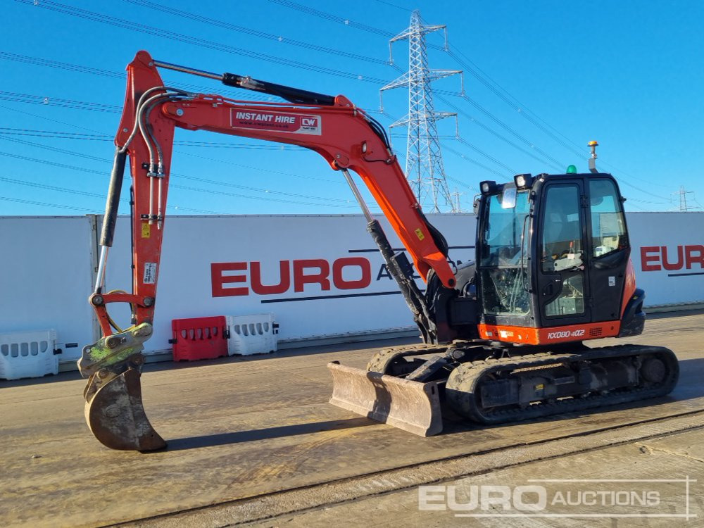 2021 Kubota KX080-4A2 - Minibagger: das Bild 1 2021 Kubota KX080-4A2 - Minibagger: das Bild 1