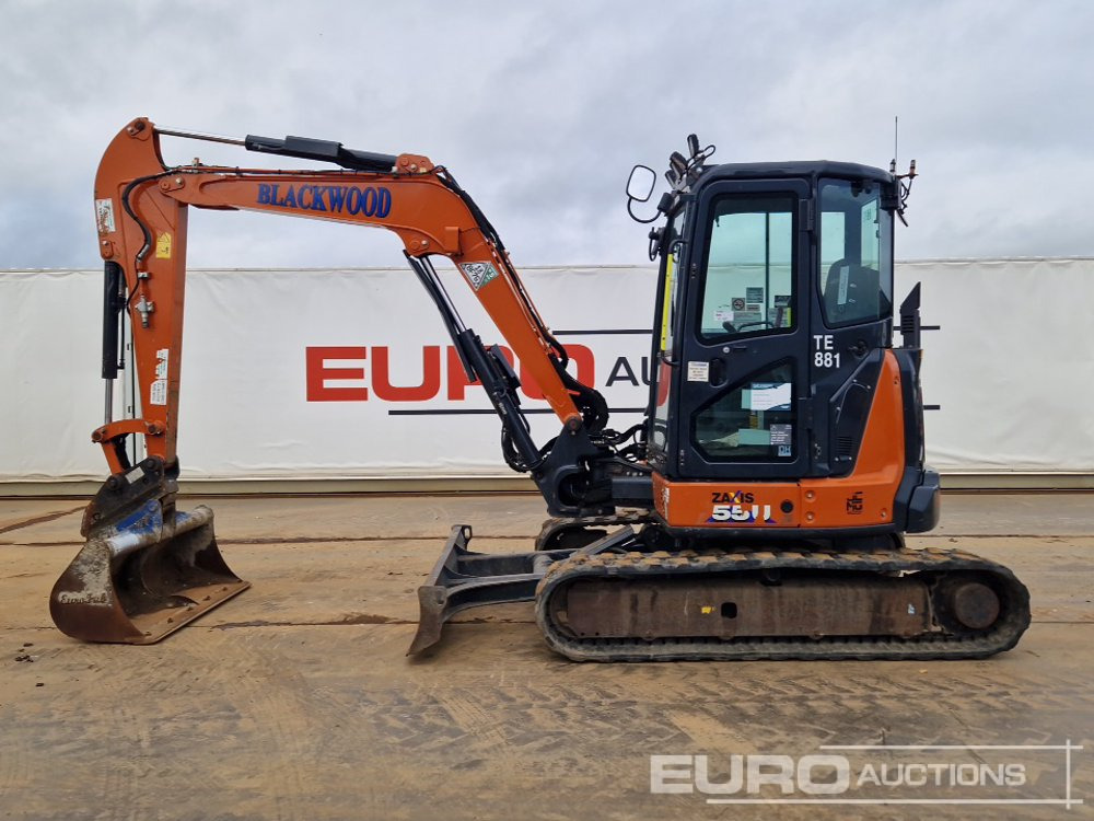 2022 Hitachi ZX55U-6 CLR - Minibagger: das Bild 2 2022 Hitachi ZX55U-6 CLR - Minibagger: das Bild 2