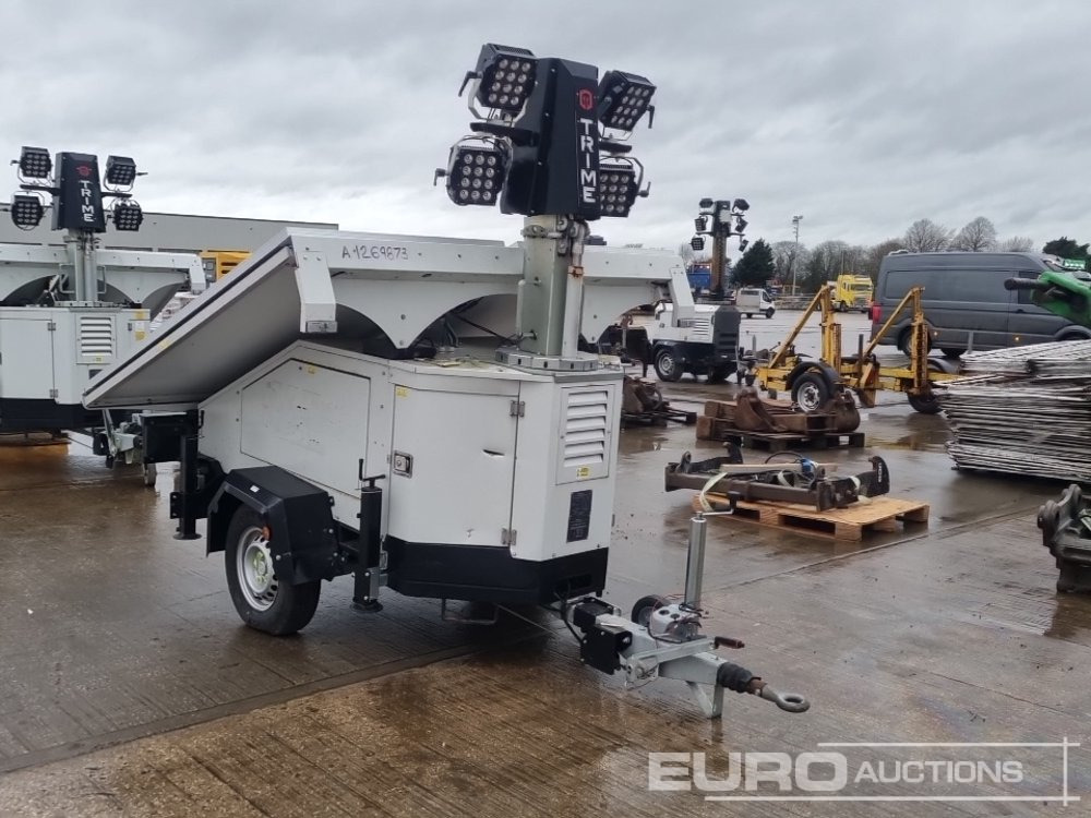 Lichtmasten 2022 Trime X-Solar Single Axle Solar Powered LED Lighting Tower: das Bild 7