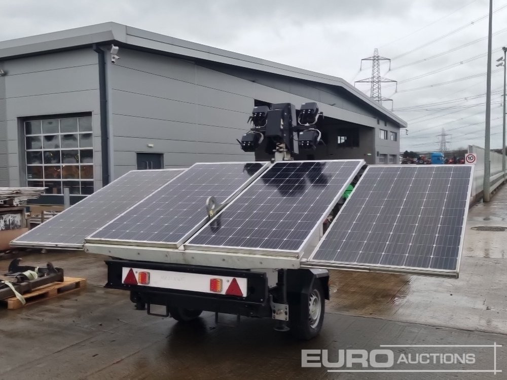 Lichtmasten 2022 Trime X-Solar Single Axle Solar Powered LED Lighting Tower: das Bild 21