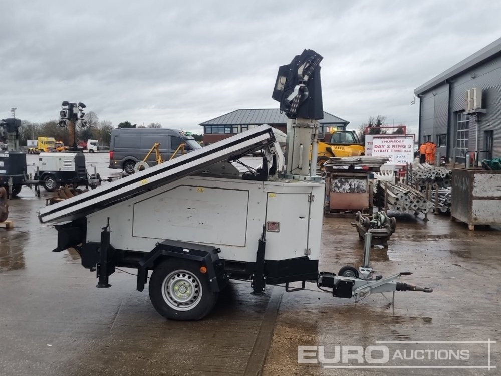 Lichtmasten 2022 Trime X-Solar Single Axle Solar Powered LED Lighting Tower: das Bild 6