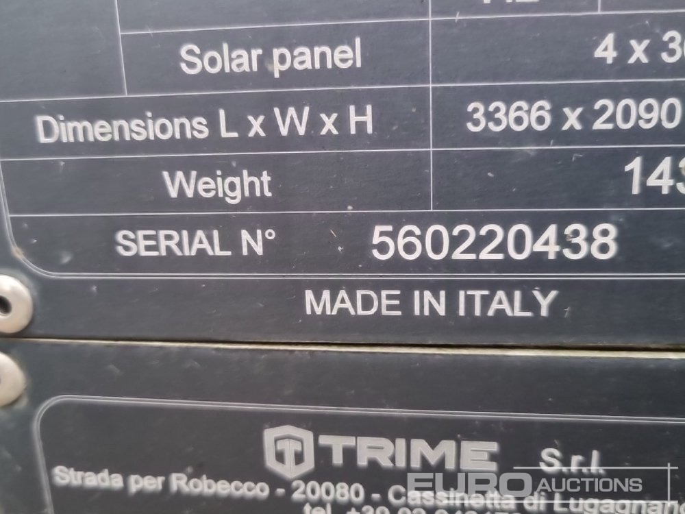 Lichtmasten 2022 Trime X-Solar Single Axle Solar Powered LED Lighting Tower: das Bild 34