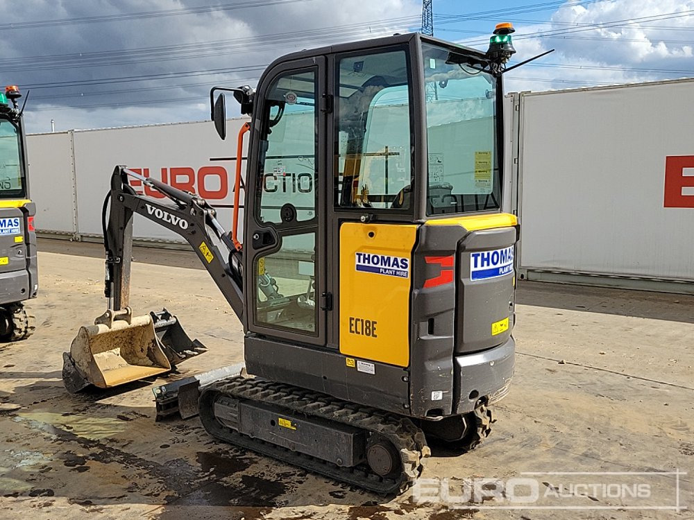 2022 Volvo EC18E - Minibagger: das Bild 3 2022 Volvo EC18E - Minibagger: das Bild 3