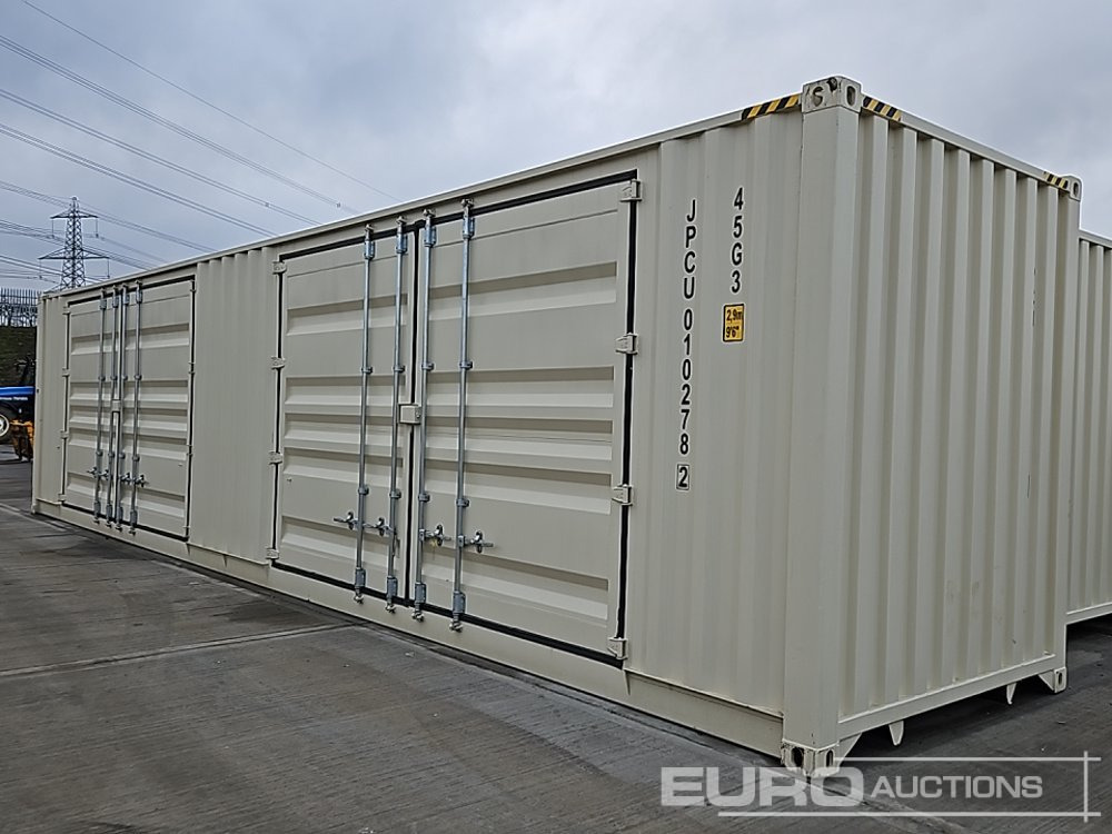 2025 40' x 8' High Cube Container, 2 Side Doors, 1 End Door (Cannot Be Reconsigned) - Seecontainer: das Bild 1 2025 40' x 8' High Cube Container, 2 Side Doors, 1 End Door (Cannot Be Reconsigned) - Seecontainer: das Bild 1