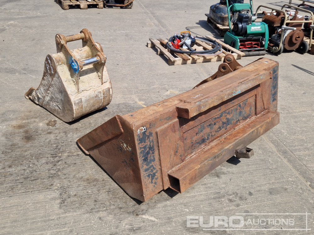 60" Loading Bucket to suit Skidsteer Loader, 18", 18" Digging Bucket 40-45mm Pin to suit Mini-6 Ton Excavator - Schaufel: das Bild 3 60" Loading Bucket to suit Skidsteer Loader, 18", 18" Digging Bucket 40-45mm Pin to suit Mini-6 Ton Excavator - Schaufel: das Bild 3