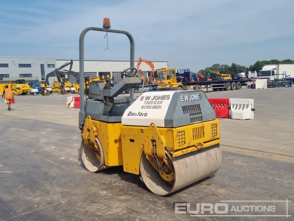 Walzen Benford Double Drum Vibrating Roller, Roll Bar: das Bild 7