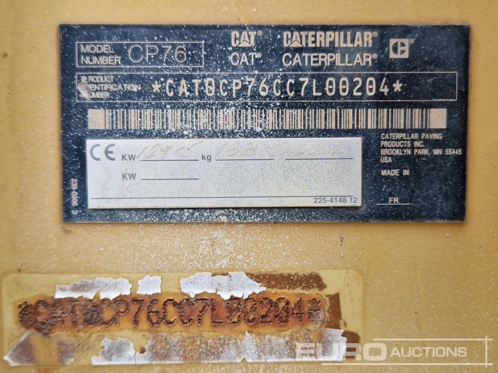 CAT CP76 - Walzen: das Bild 1 CAT CP76 - Walzen: das Bild 1