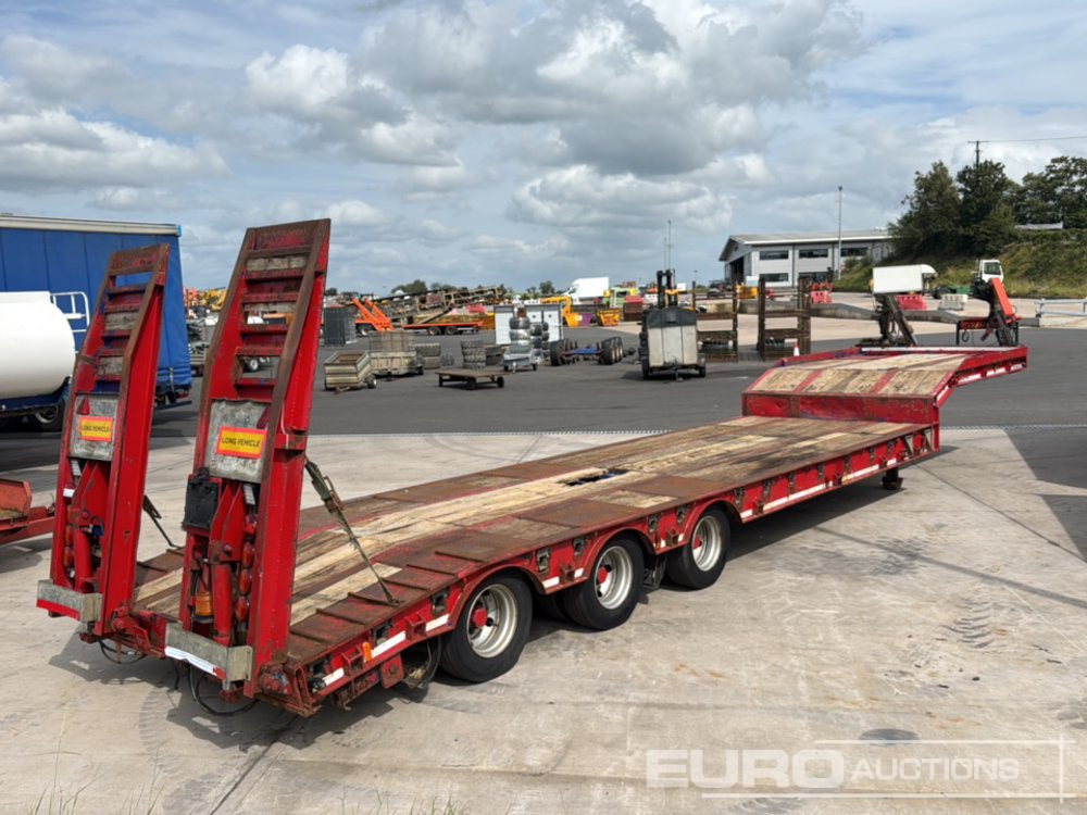 Dennison Tri Axle Stepframe Low Loader Trailer, Hydralic Ramps - Tieflader Auflieger: das Bild 5 Dennison Tri Axle Stepframe Low Loader Trailer, Hydralic Ramps - Tieflader Auflieger: das Bild 5