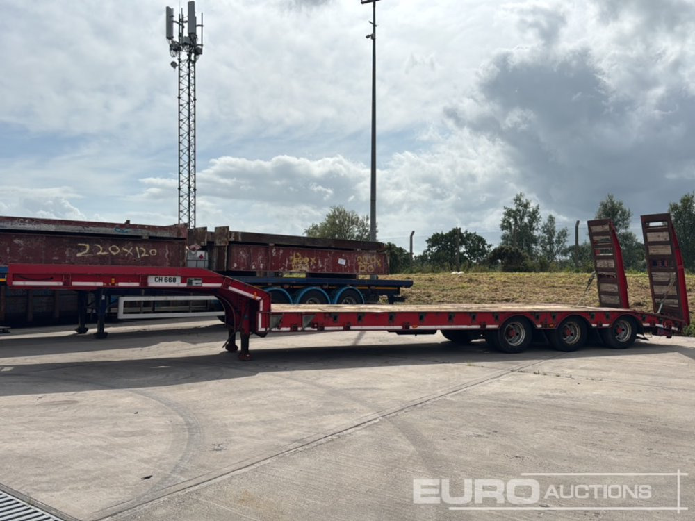 Dennison Tri Axle Stepframe Low Loader Trailer, Hydralic Ramps - Tieflader Auflieger: das Bild 2 Dennison Tri Axle Stepframe Low Loader Trailer, Hydralic Ramps - Tieflader Auflieger: das Bild 2