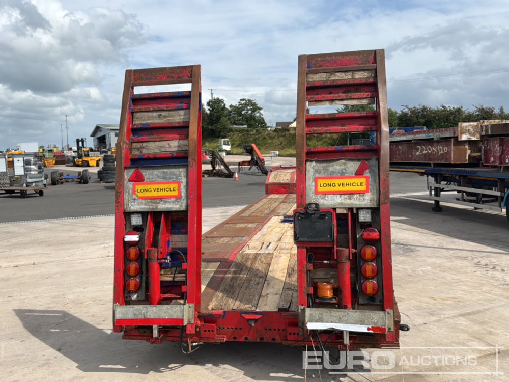 Dennison Tri Axle Stepframe Low Loader Trailer, Hydralic Ramps - Tieflader Auflieger: das Bild 4 Dennison Tri Axle Stepframe Low Loader Trailer, Hydralic Ramps - Tieflader Auflieger: das Bild 4