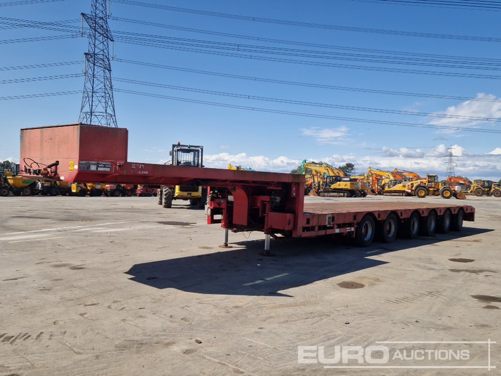 ES-GE 6 Axle Step Frame Extendable Low Loader Trailer, 4 Axle Steer, Air Brakes, Auto Lube - Tieflader Auflieger: das Bild 1 ES-GE 6 Axle Step Frame Extendable Low Loader Trailer, 4 Axle Steer, Air Brakes, Auto Lube - Tieflader Auflieger: das Bild 1