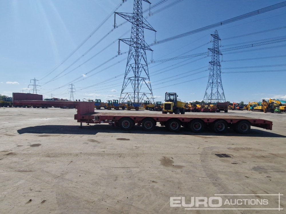 ES-GE 6 Axle Step Frame Extendable Low Loader Trailer, 4 Axle Steer, Air Brakes, Auto Lube - Tieflader Auflieger: das Bild 2 ES-GE 6 Axle Step Frame Extendable Low Loader Trailer, 4 Axle Steer, Air Brakes, Auto Lube - Tieflader Auflieger: das Bild 2