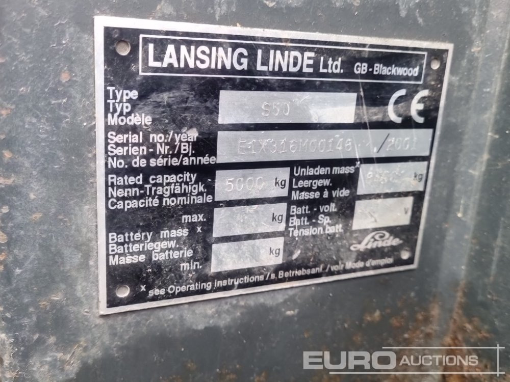 Gabelstapler Lansing -Linde S50: das Bild 31