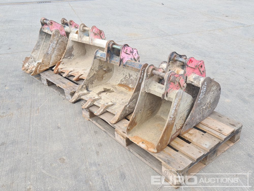 Rhinox 24", 24", 18", 18", 12", 12" Digging Bucket 30mm Pin to suit Mini Excavator - Schaufel: das Bild 1 Rhinox 24", 24", 18", 18", 12", 12" Digging Bucket 30mm Pin to suit Mini Excavator - Schaufel: das Bild 1