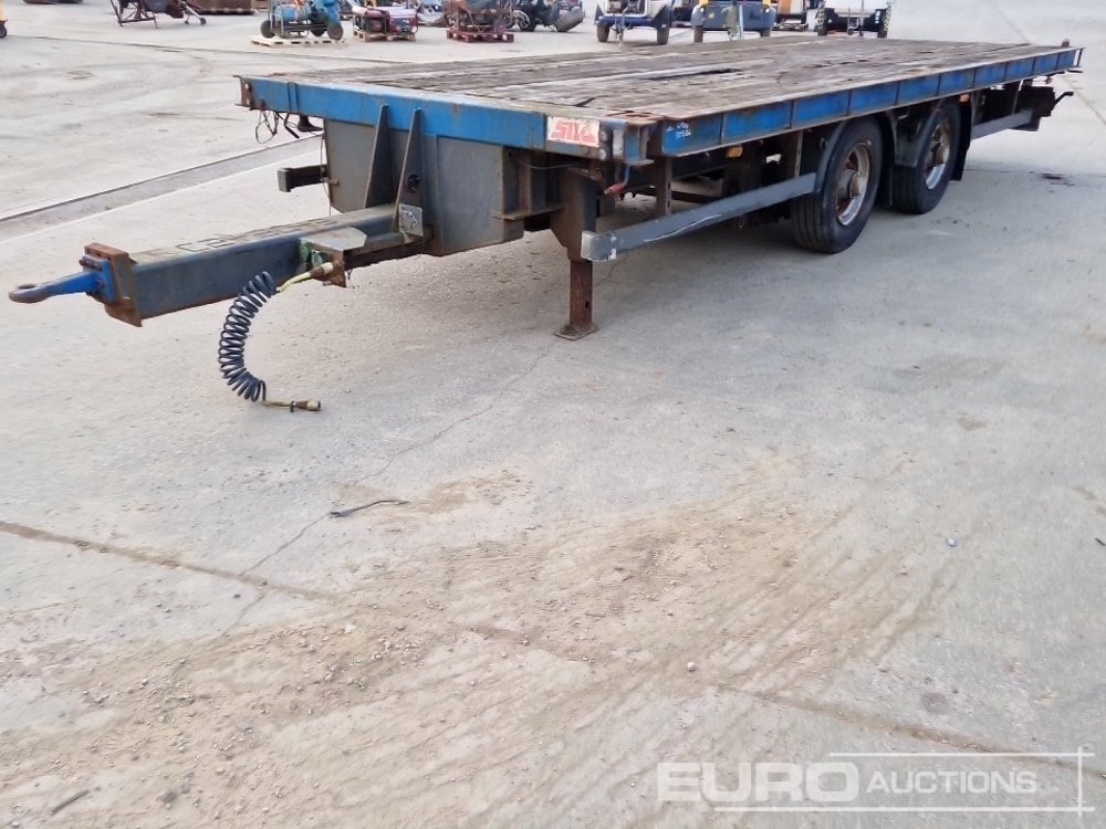 SDC Twin Axle Drag Flat Trailer, Twist & Locks, Air Brakes - Tieflader Auflieger: das Bild 1 SDC Twin Axle Drag Flat Trailer, Twist & Locks, Air Brakes - Tieflader Auflieger: das Bild 1