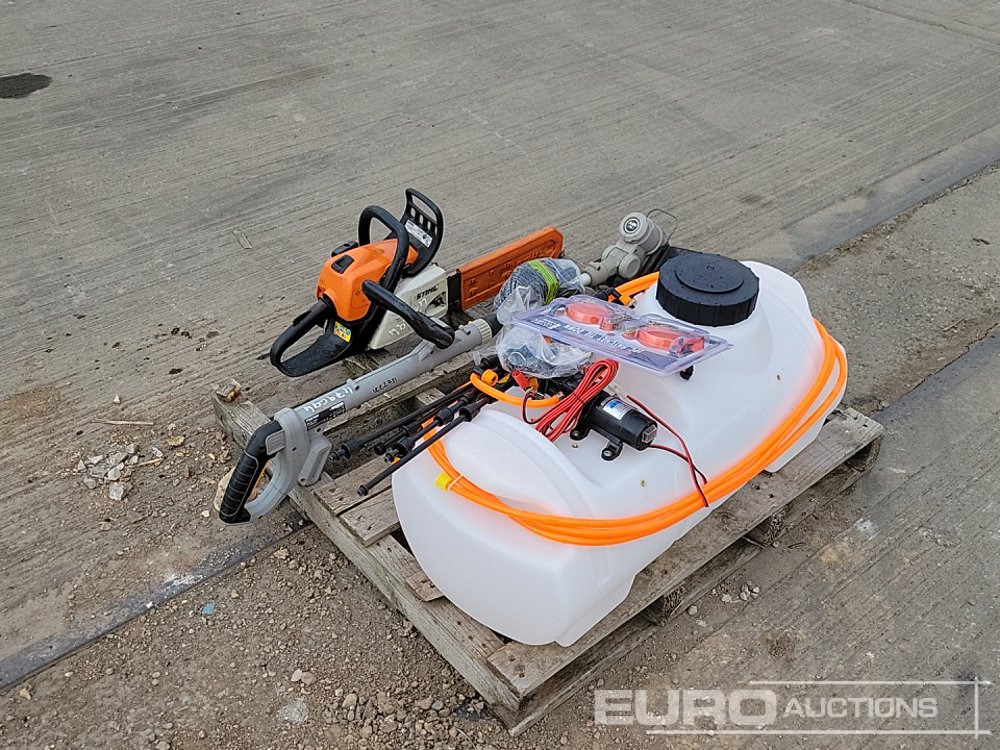 Stihl MS171 Petrol Chainsaw, Boss Sprayer, Titin Battery Strimmer - Baugeräte: das Bild 5 Stihl MS171 Petrol Chainsaw, Boss Sprayer, Titin Battery Strimmer - Baugeräte: das Bild 5