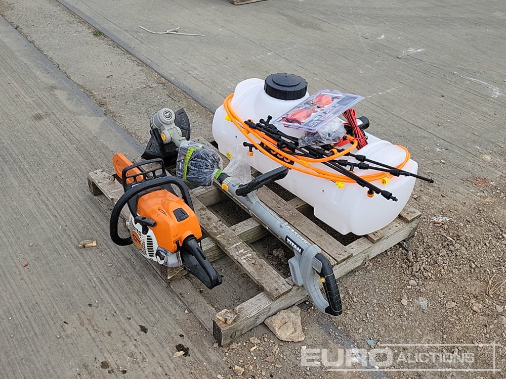 Stihl MS171 Petrol Chainsaw, Boss Sprayer, Titin Battery Strimmer - Baugeräte: das Bild 3 Stihl MS171 Petrol Chainsaw, Boss Sprayer, Titin Battery Strimmer - Baugeräte: das Bild 3