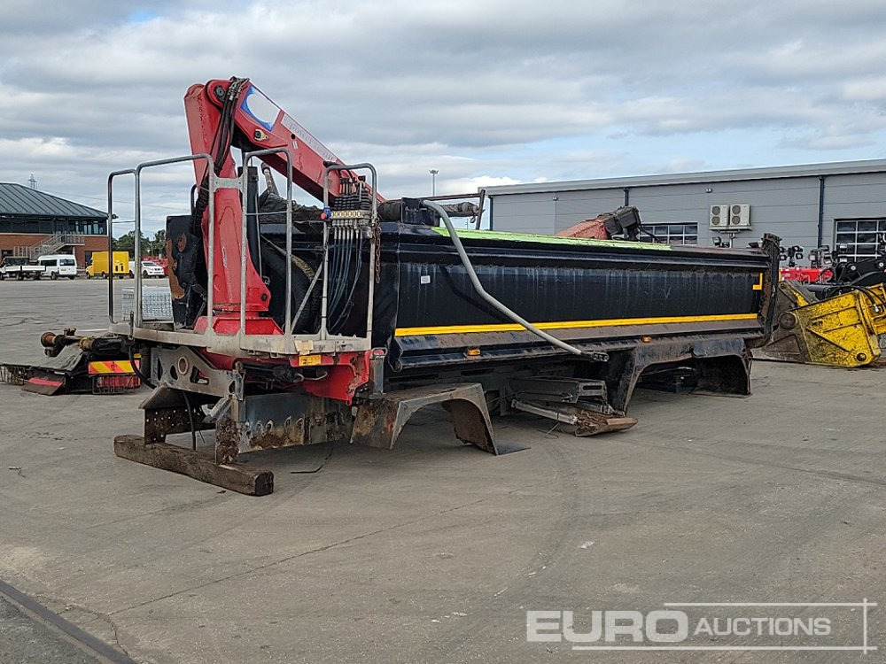 Tipper Body, Easy Sheet, HMP Hydraulic Loading Crane, Hydraulic Rotating Clam Shell Grab - Kippaufbau: das Bild 1 Tipper Body, Easy Sheet, HMP Hydraulic Loading Crane, Hydraulic Rotating Clam Shell Grab - Kippaufbau: das Bild 1