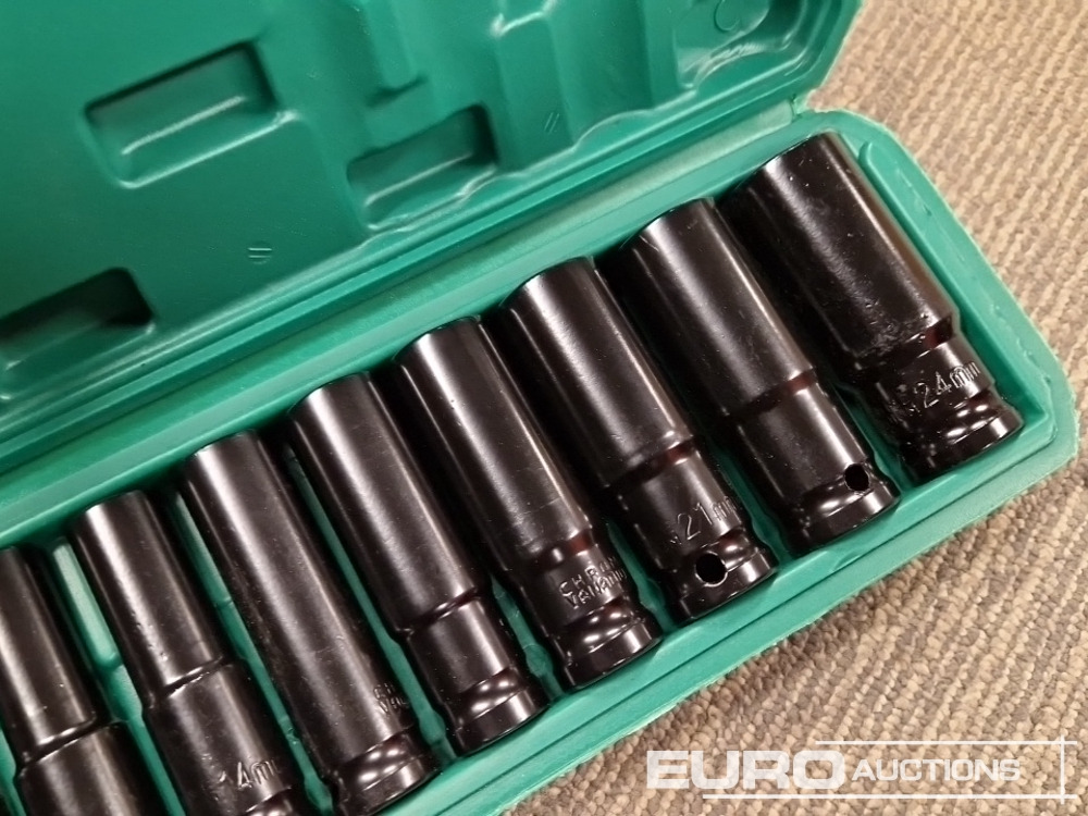 Unused 1/2" Deep Socket Set 10Pcs 10-24mm - Werkstattgerät: das Bild 5 Unused 1/2" Deep Socket Set 10Pcs 10-24mm - Werkstattgerät: das Bild 5
