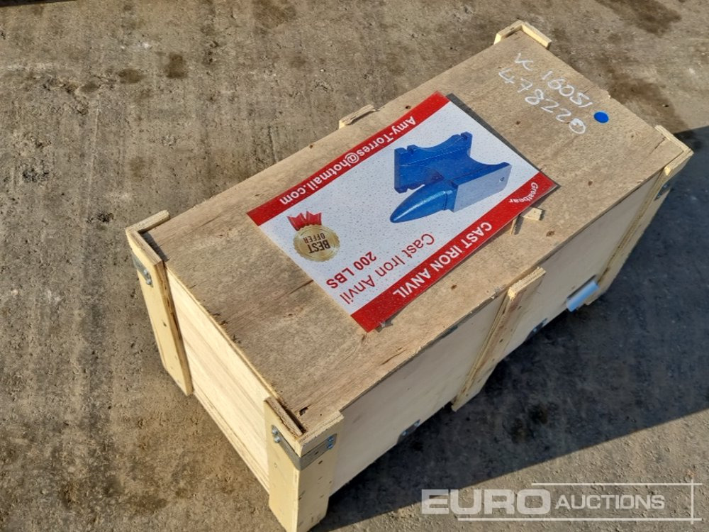 Unused 200LBS Cast Iron Anvil - Werkzeugmaschine: das Bild 3 Unused 200LBS Cast Iron Anvil - Werkzeugmaschine: das Bild 3