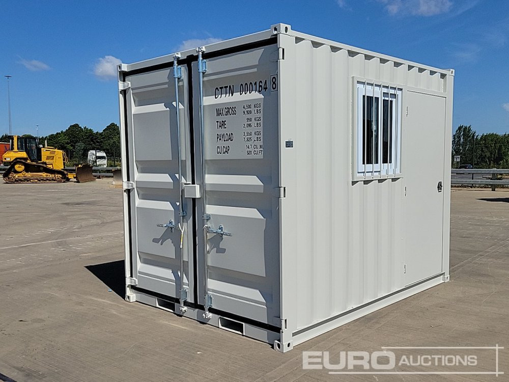 Unused 2025 10' x 7' Container, 1 Side Door, 1 End Door, Window (Cannot Be Reconsigned) - Seecontainer: das Bild 1 Unused 2025 10' x 7' Container, 1 Side Door, 1 End Door, Window (Cannot Be Reconsigned) - Seecontainer: das Bild 1