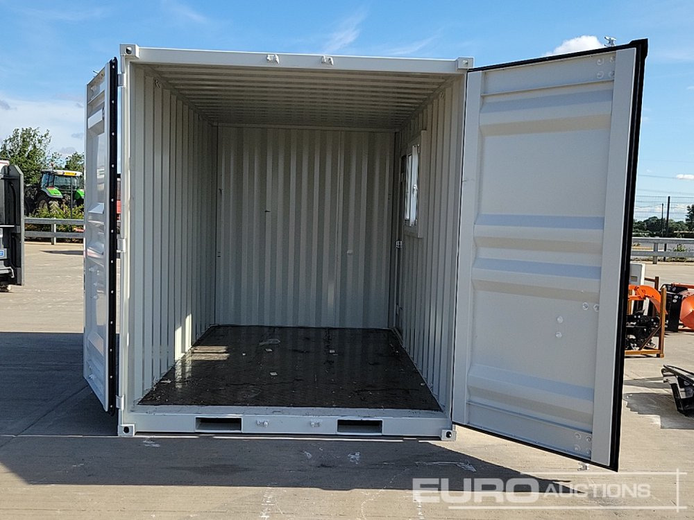 Unused 2025 12' x 7' Container, 1 Side Door, 1 End Door, Window (Cannot Be Reconsigned) - Seecontainer: das Bild 1 Unused 2025 12' x 7' Container, 1 Side Door, 1 End Door, Window (Cannot Be Reconsigned) - Seecontainer: das Bild 1