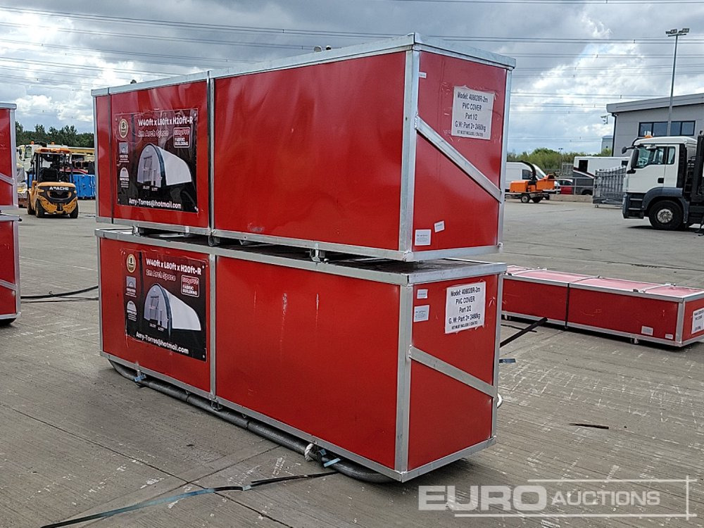 Unused 2025 40x80x20 PVC Dome Storage Shelter (2 Boxes) (Cannot Be Reconsigned) - Seecontainer: das Bild 4 Unused 2025 40x80x20 PVC Dome Storage Shelter (2 Boxes) (Cannot Be Reconsigned) - Seecontainer: das Bild 4