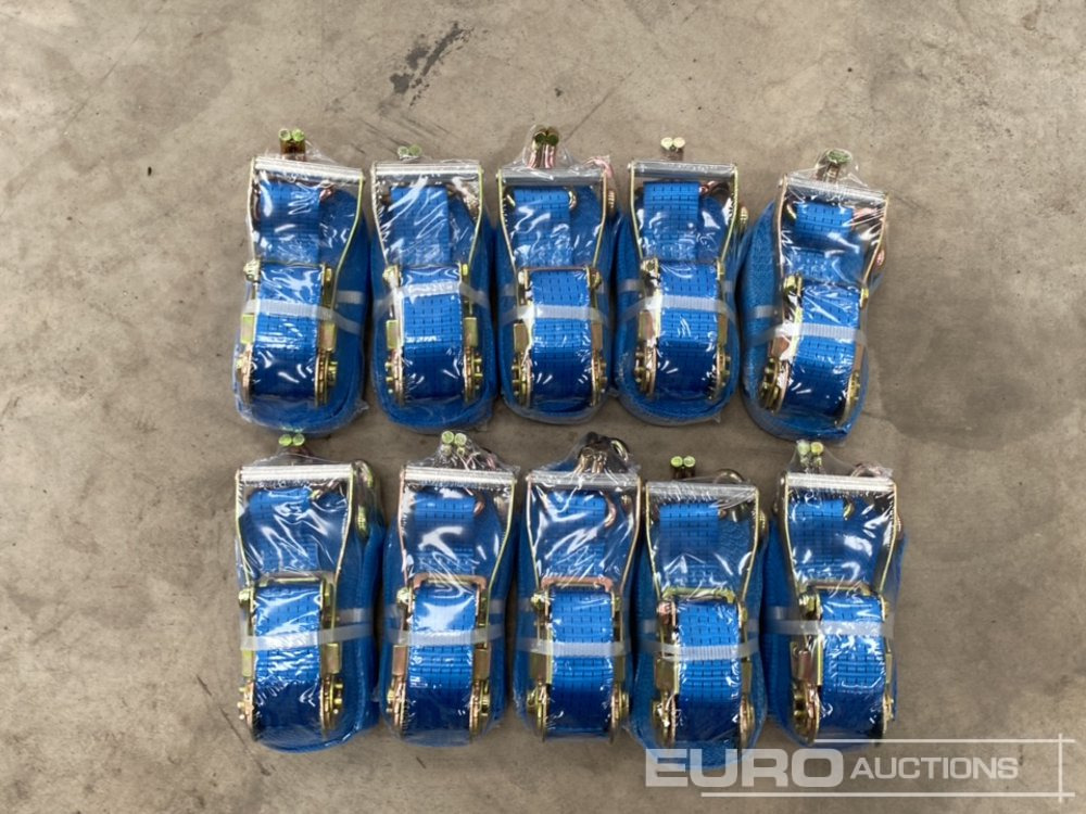 Werkstattgerät Unused 5 Ton x 10m Ratchet Straps (10 of): das Bild 8