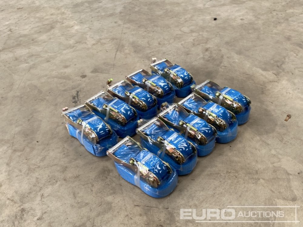 Unused 5 Ton x 10m Ratchet Straps (10 of) - Werkstattgerät: das Bild 3 Unused 5 Ton x 10m Ratchet Straps (10 of) - Werkstattgerät: das Bild 3