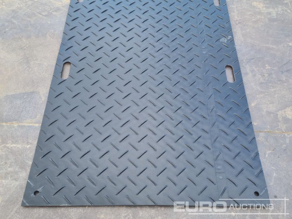 Baugeräte Unused 8' x 4' Plastic Ground Protection Mats (52 of), Connectors (104 of): das Bild 10
