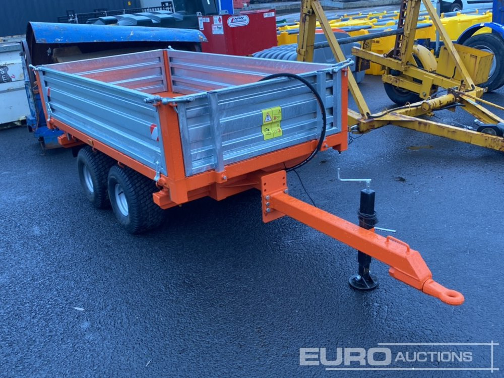 Unused 8'x4' 3 Way Twin Axle Hydraulic Tipping Trailer - Landwirtschaftlicher Anhänger: das Bild 5 Unused 8'x4' 3 Way Twin Axle Hydraulic Tipping Trailer - Landwirtschaftlicher Anhänger: das Bild 5