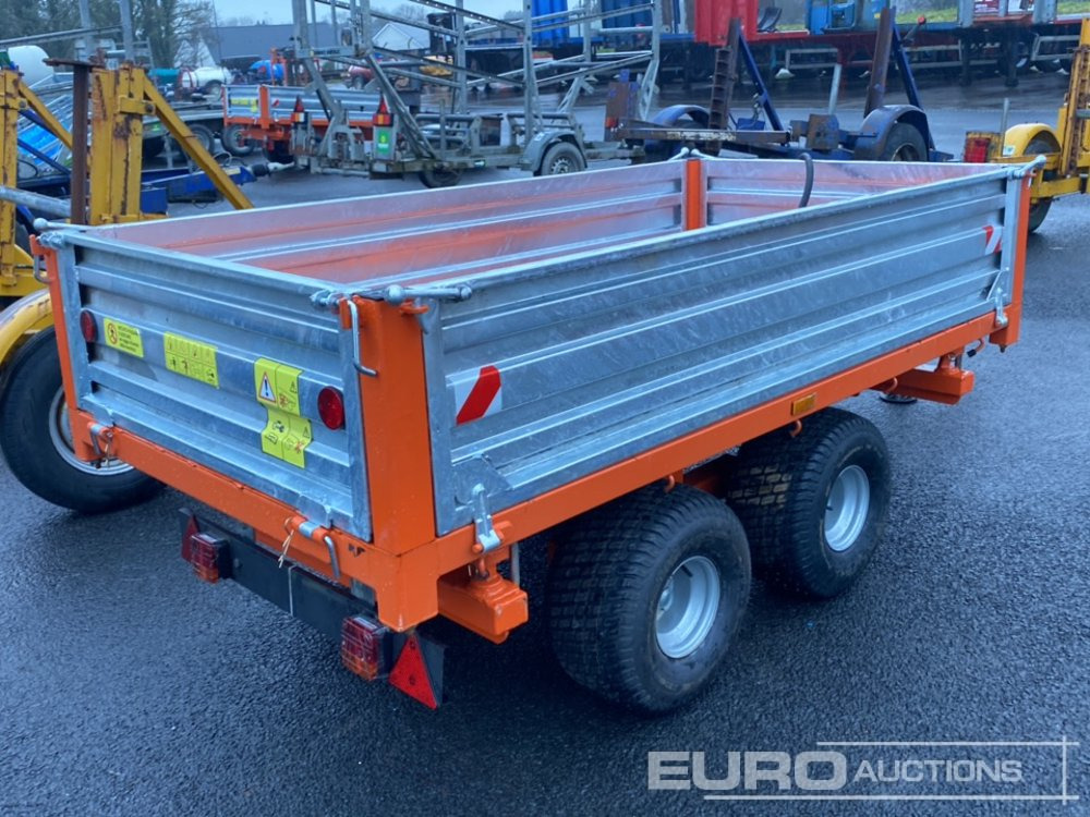 Unused 8'x4' 3 Way Twin Axle Hydraulic Tipping Trailer - Landwirtschaftlicher Anhänger: das Bild 4 Unused 8'x4' 3 Way Twin Axle Hydraulic Tipping Trailer - Landwirtschaftlicher Anhänger: das Bild 4