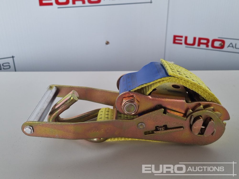 Werkstattgerät Unused Boss 4M x 50mm 5 Ton Ratchet Straps with Sling (4 of): das Bild 6