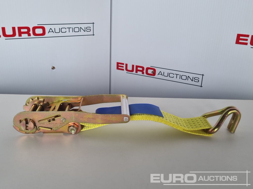 Baugeräte Unused Boss 4M x 50mm 5 Ton Ratchet Straps with Sling (4 of): das Bild 16