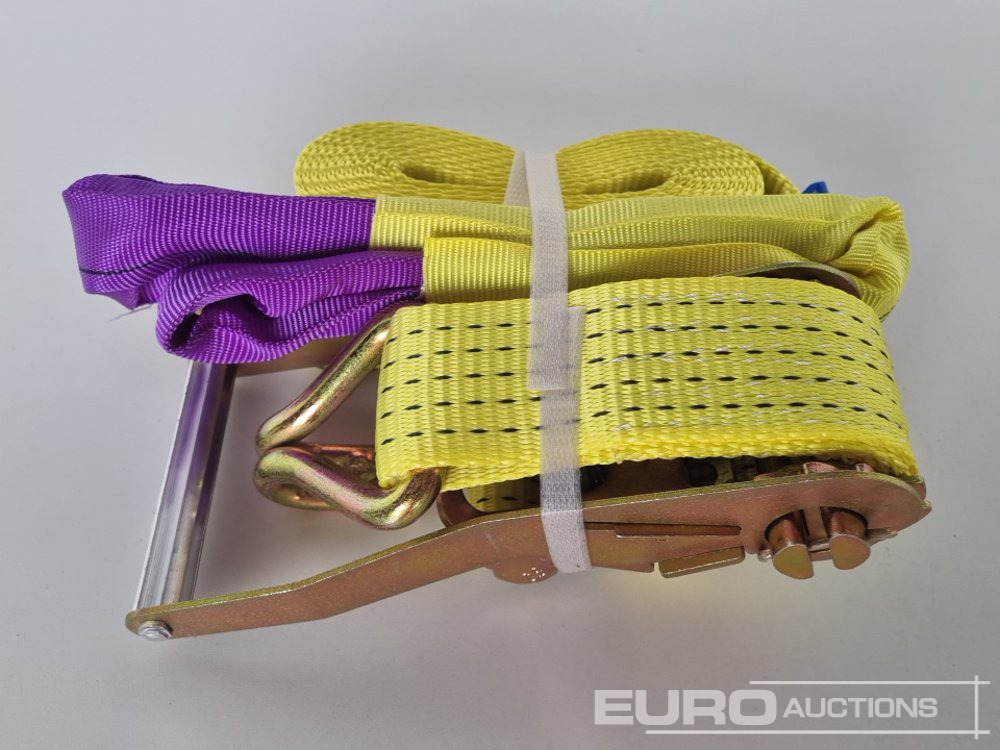Unused Boss 4M x 50mm 5 Ton Ratchet Straps with Sling (4 of) - Werkstattgerät: das Bild 4 Unused Boss 4M x 50mm 5 Ton Ratchet Straps with Sling (4 of) - Werkstattgerät: das Bild 4