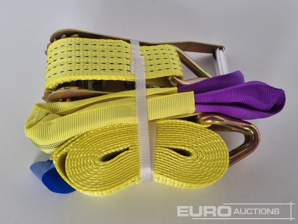 Unused Boss 4M x 50mm 5 Ton Ratchet Straps with Sling (4 of) - Werkstattgerät: das Bild 1 Unused Boss 4M x 50mm 5 Ton Ratchet Straps with Sling (4 of) - Werkstattgerät: das Bild 1