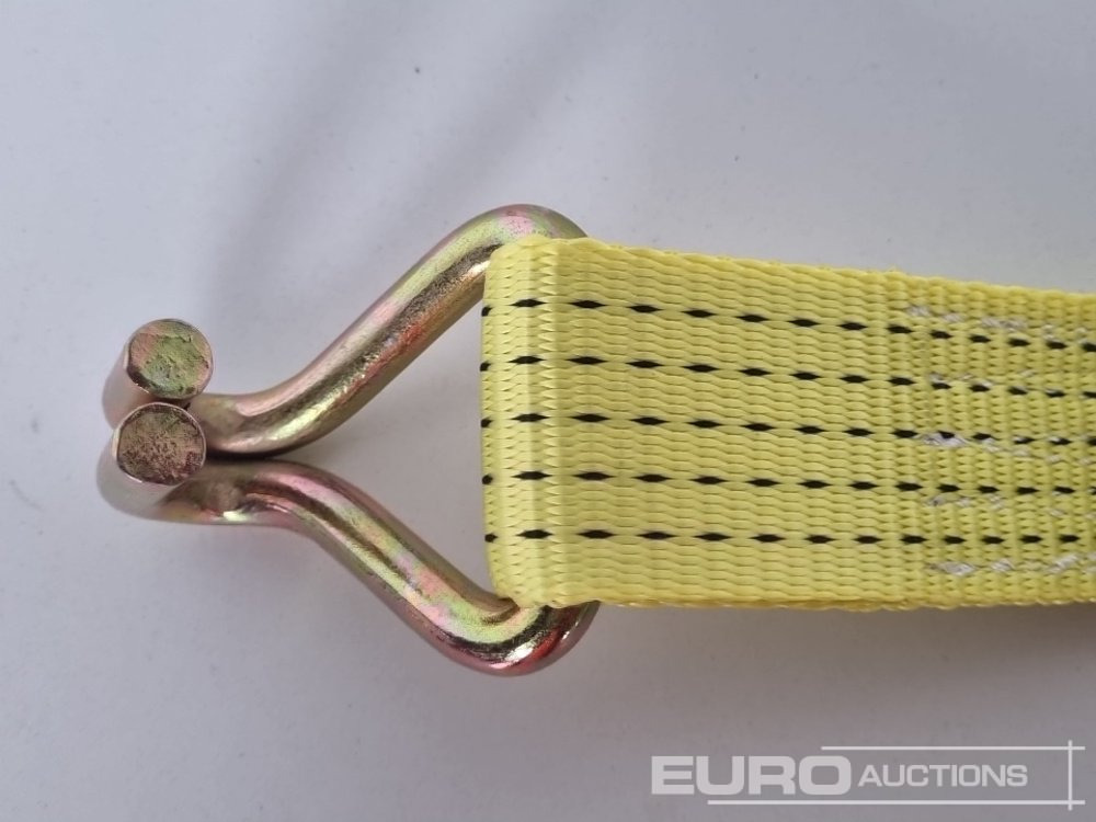 Baugeräte Unused Boss 4M x 50mm 5 Ton Ratchet Straps with Sling (4 of): das Bild 20