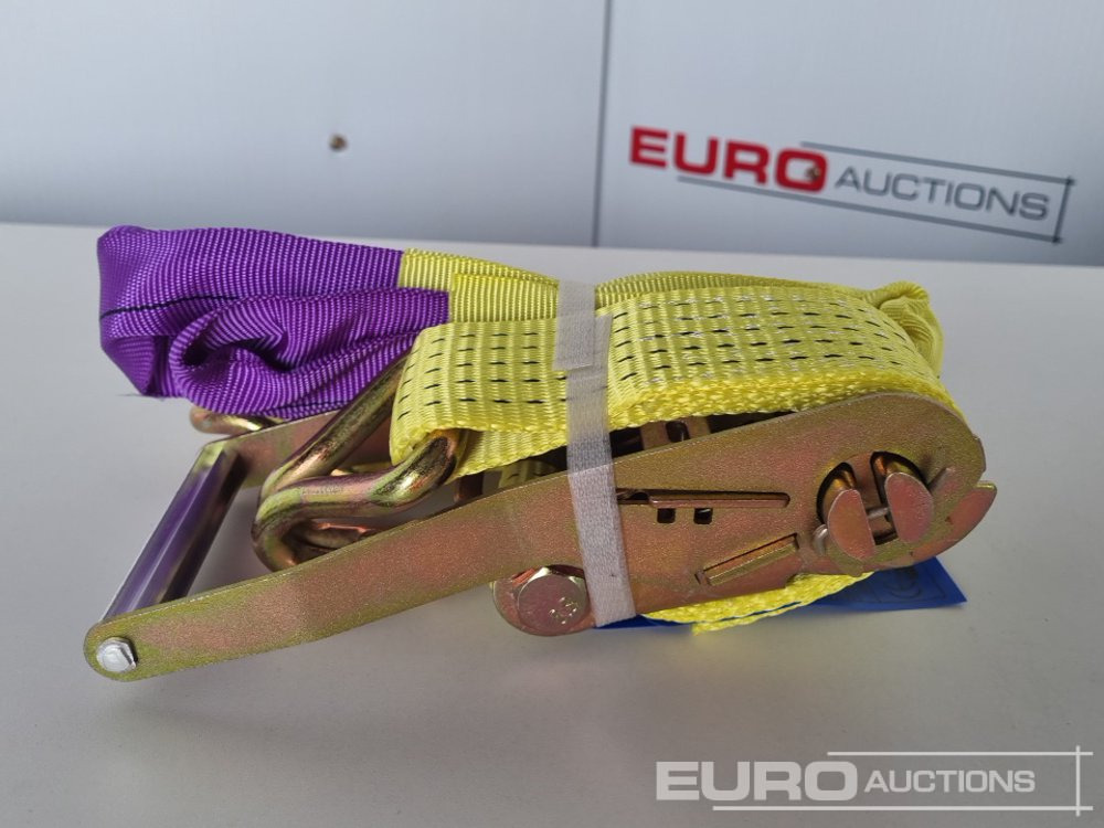 Unused Boss 4M x 50mm 5 Ton Ratchet Straps with Sling (4 of) - Werkstattgerät: das Bild 4 Unused Boss 4M x 50mm 5 Ton Ratchet Straps with Sling (4 of) - Werkstattgerät: das Bild 4