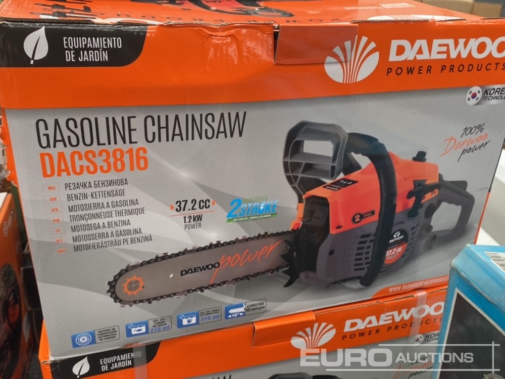 Werkstattgerät Unused Daewoo DACS3816 37cc 16" Petrol Chainsaw (4 of): das Bild 7 Werkstattgerät Unused Daewoo DACS3816 37cc 16" Petrol Chainsaw (4 of): das Bild 7