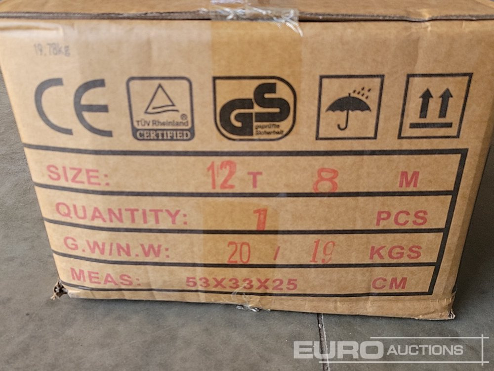 Baugeräte Unused Rydam Universal LTD Flat Duplex Webbing Sling 12 Ton 8m: das Bild 6